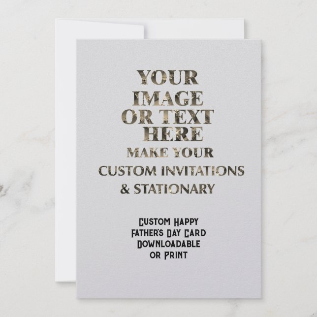 Convites Placa de Dia de os pais Personalizada de Crio Pers (Frente)