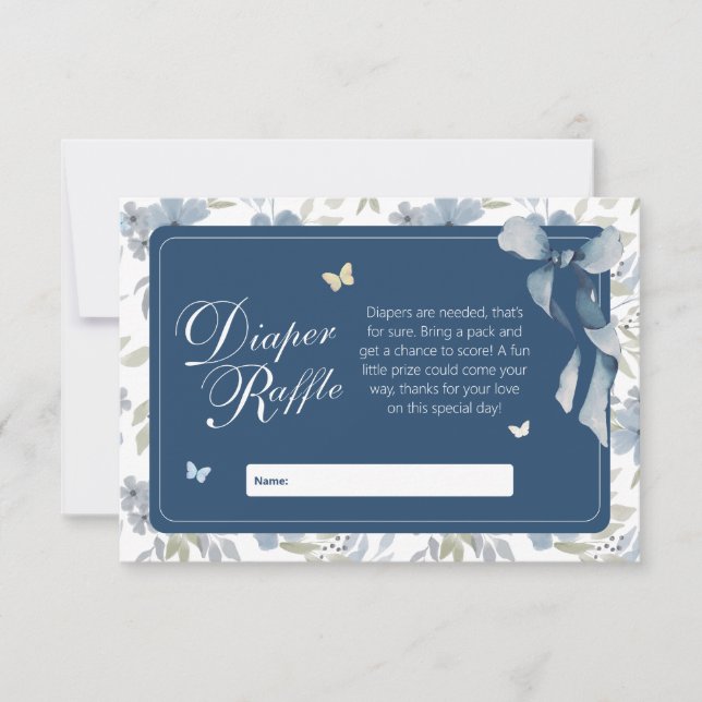 Convites Placa de espuma de Fralda e crescimento (Frente)