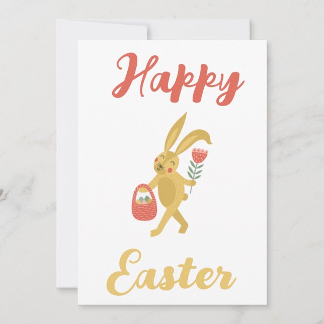 Convites Placa de felz pascoa (Frente)