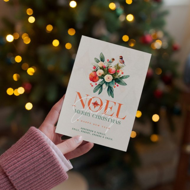 Convites Placa de Férias Noel Joyful no Wonderland de inver (Criador carregado)