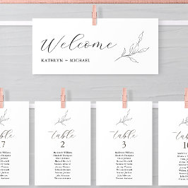 Convites Placa de Folha de Cabeçalho de Gráfico Sentado Min