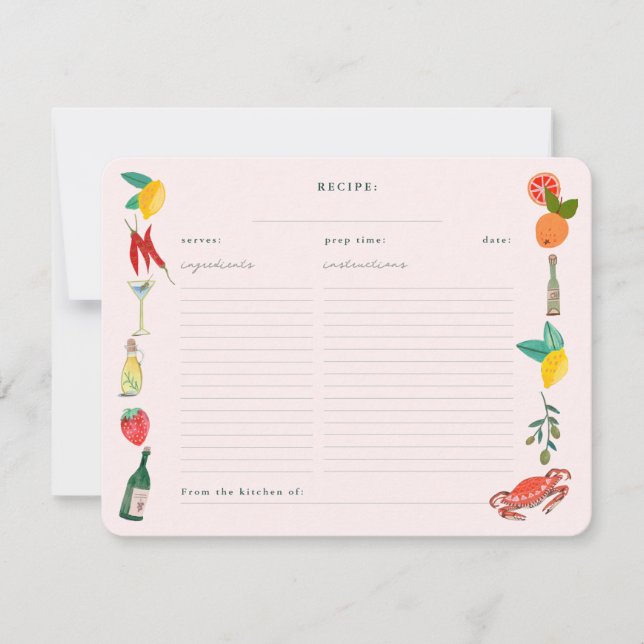 Convites Placa de gabinete de recebimento de Chá de panela  (Frente)