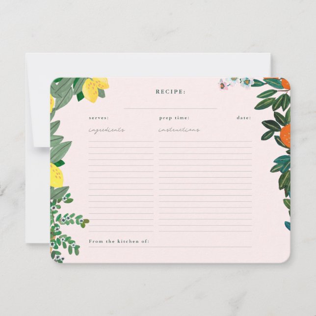 Convites Placa de gabinete de recebimento de Chá de panela  (Frente)