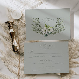 Convites Placa de Gabinete de Resposta RSVP de Casamento de