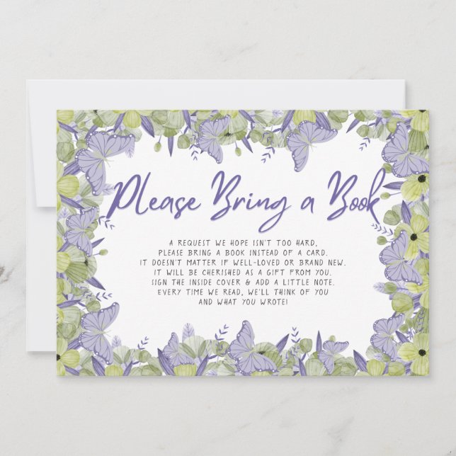 Convites Placa de Gabinete de Solicitação do Livro de Chás  (Frente)