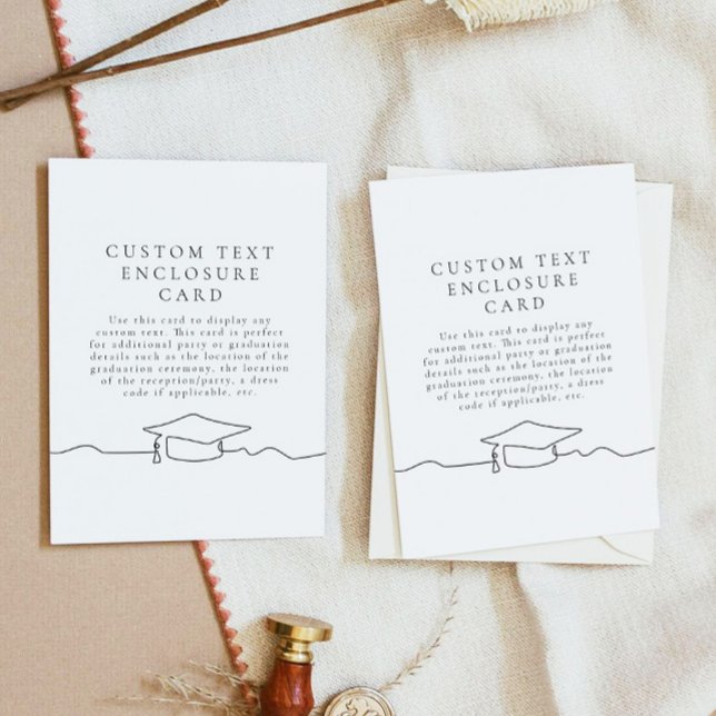 Convites Placa de gabinete para graduação de arte em linha  (Criador carregado)