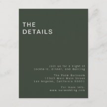 Placa de gabinete verde moderna gótica