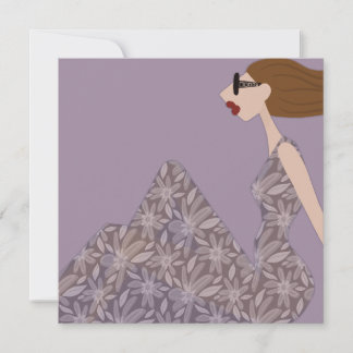 Convites Placa de Ilustração de Moda Gentil Breeze