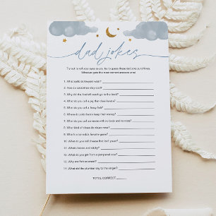 Convites Placa de jogo do Chá de fraldas Pai Twinkle Star