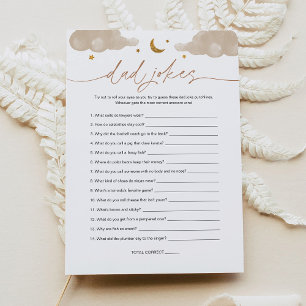 Convites Placa de jogo do Chá de fraldas Pai Twinkle Star