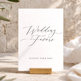 Convites Placa de Lembranças de Casamento Elegantes