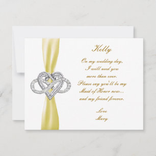 Convites Placa de Madrinha de casamento Infinita Amarela