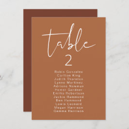 Convites Placa de Mesa Vertical Moderna do CORIANDER