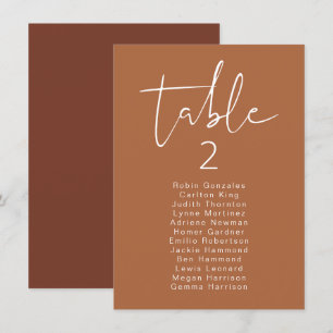 Convites Placa de Mesa Vertical Moderna do CORIANDER