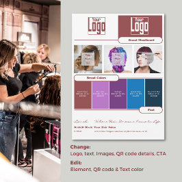 Convites Placa de motherboard com lista de Marcas do cabelo