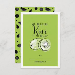 Convites Placa de Namorados da sala de aula Pun Kiwi de Fru