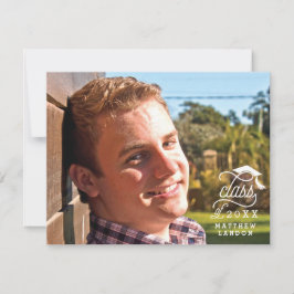 Convites Placa de Nota de Graduação da Classe 2017