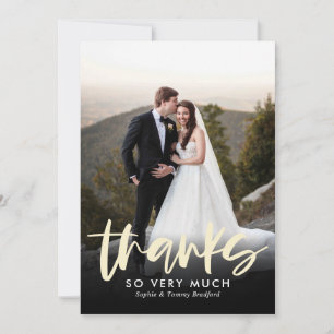 Convites Placa de Nota de Obrigados Sinceros