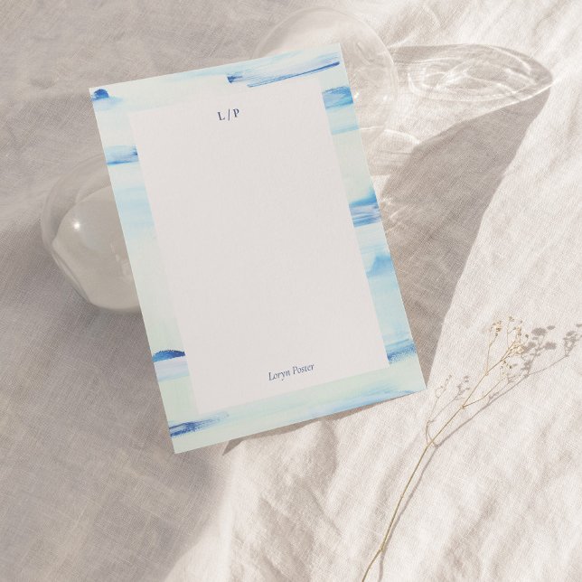 Convites Placa de Nota Plana Personalizada de Abstrato Art  (Criador carregado)