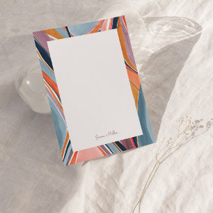 Convites Placa de Nota Simples Personalizada de Abstrato Ar