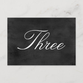 Convites Placa de Número da Mesa | Quadro Negro
