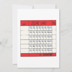 Convites Placa de pontuação