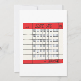 Convites Placa de pontuação