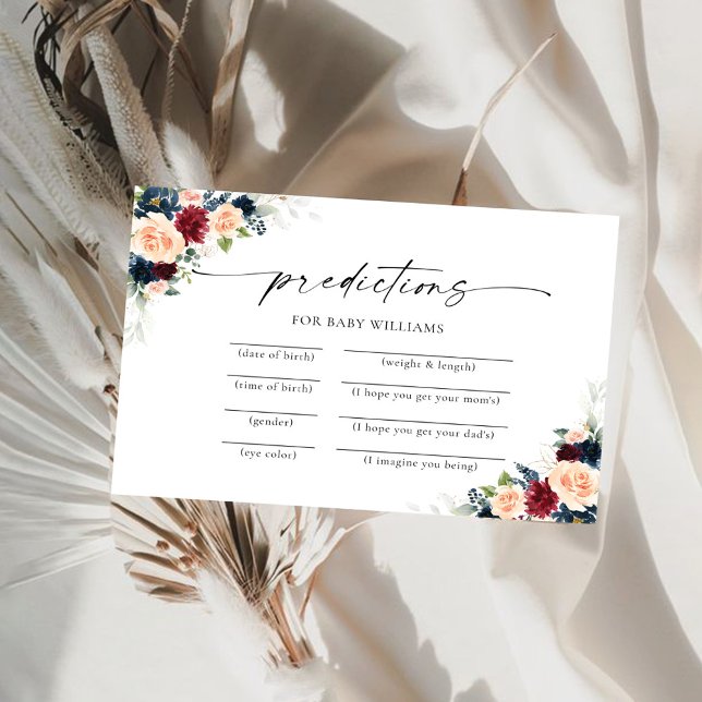 Convites Placa de previsão de Marinho e Borgonha (Criador carregado)