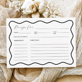 Convites Placa de recebimento de Chá de panela branco e pre