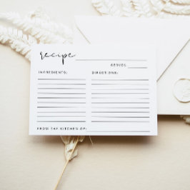 Convites Placa de recebimento de Chás de panela minimalista