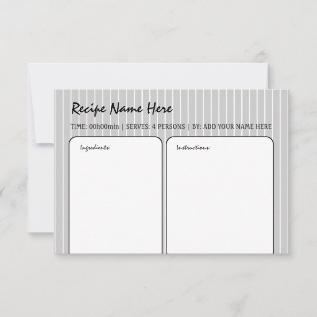 Convites Placa de recebimento de stripes brancas (Frente)