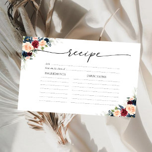 Convites Placa de receita grande e Marinho