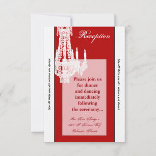 Convites Placa de recepção Crystal Chandelier Glitz Glam 3,