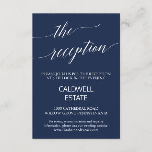 Convites Placa de Recepção de casamento de Caligrafia de Ma