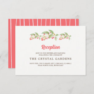 Convites Placa de Recepção de casamento de Ramificações de