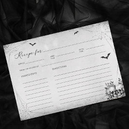 Convites Placa de reenvio do Chá de panela Halloween