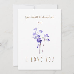 Convites placa de saudação de prirose da capa púrpura de aq