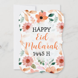 Convites Placa de Saudação Personalizada do Feliz Eid Mubar