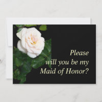 Placa de solicitação de Madrinha de casamento de R