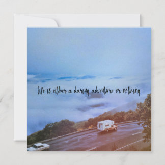 Convites Placa de visualização 5.25 x 5.25 do PERCURSO BLUE