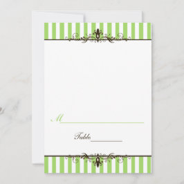 Convites Placa do estilo de inclinação verde e branco da fa