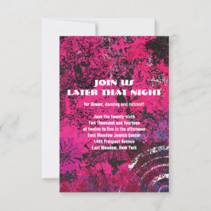 Convites Placa do Partido Mogen David Circular Star Bat Mit