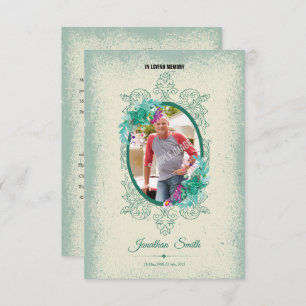 Convites Placa do programa funerário