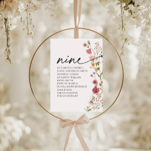 Convites Placa Floral MESA 9