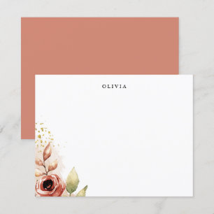 Convites Placa Floral Personalizada Floral de Nota Simples