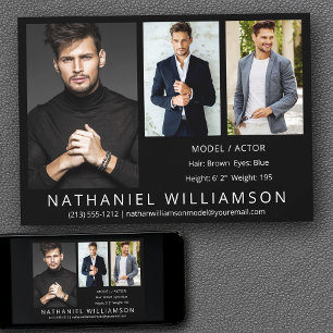 Convites Placa Fotográfica Comp do Ator 3 do Modelo Modern 