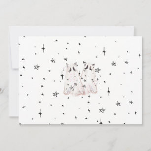 Convites Placa Ghost Spooky "Punk Stars"