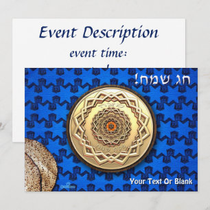 Convites Placa Matzah Ornamentado Passagem