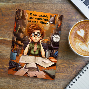 Convites Placa Motivacional de Afirmação