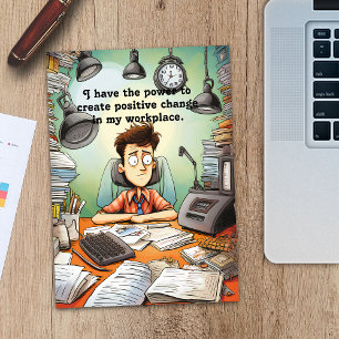 Convites Placa Motivacional de Afirmação